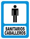 GS-029 SEÑALAMIENTO SANITARIOS CABALLEROS